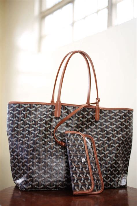 goyard st louis black tan|Goyard Saint Louis PM Tote Bag Black Tan – AMIS Personal .